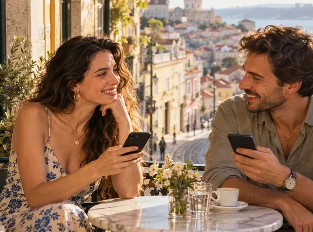 Chat de encontros em Lisboa: mensagens, segurança e planos reais